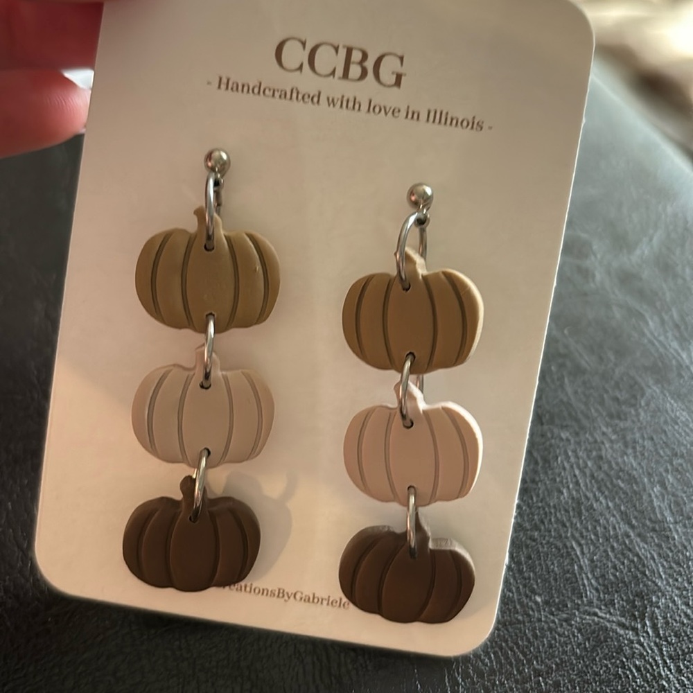 Pumpkin earrings